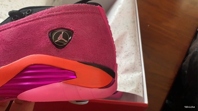 Rep TBK (W) Shocking Low DH4121-600 Retro 14 Jordan Pink 0724